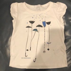 Burberry girls tee.
